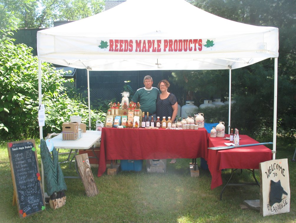 the husband and wife team of Reeds Maple Products